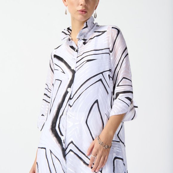 Joseph Ribkoff Shirt Blouse - Picture 4 of 4
